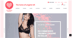 Desktop Screenshot of lingerie-company.co.uk